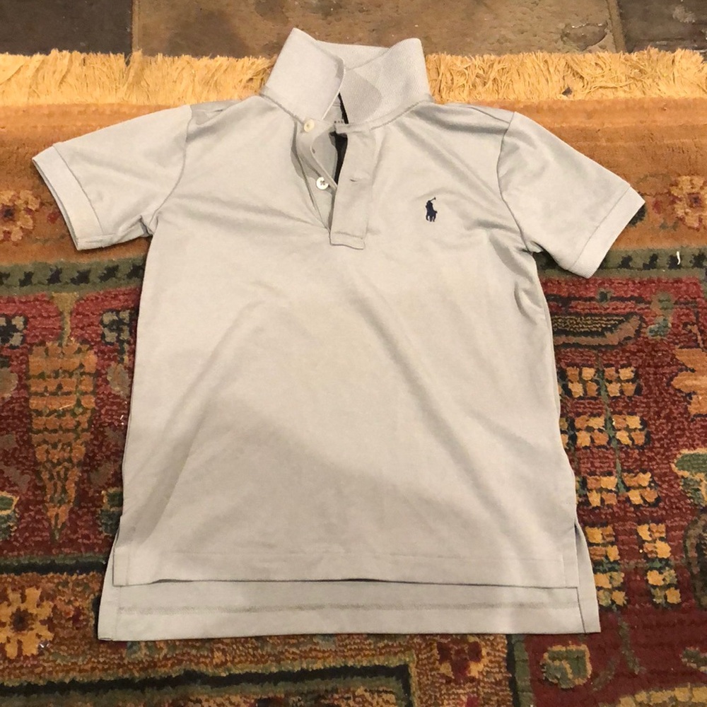 Boy’s 2T grey performance Polo by Ralph Lauren